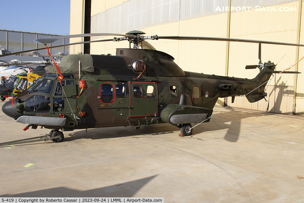 S-419, Eurocopter AS-532U2 Cougar C/N 2419, Malta International Airshow 2023