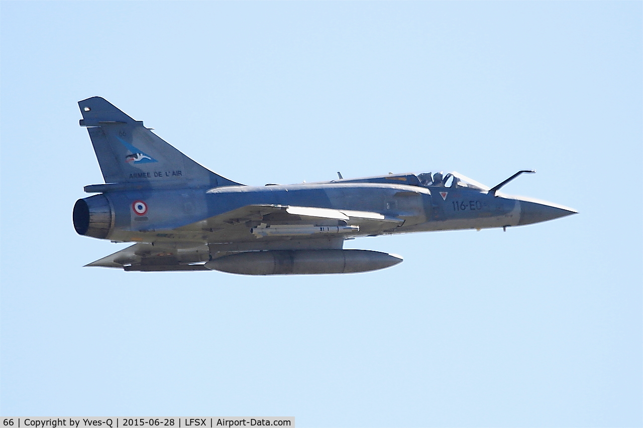 66, Dassault Mirage 2000-5F C/N 292, Dassault Mirage 2000-5F (116-EO), On display, Luxeuil-St Sauveur Air Base 116(LFSX)