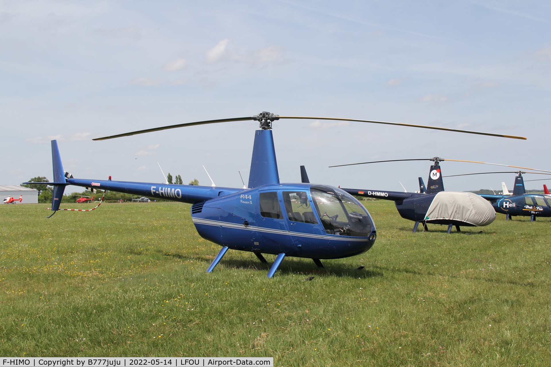 F-HIMO, 2006 Robinson R44  Raven II C/N 11564, at Helico 2022 Cholet