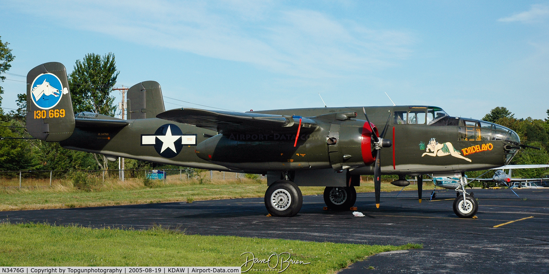 N3476G, 1944 North American B-25J Mitchell C/N 108-33257, Skyhaven Air Show 2005