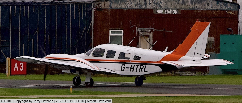 G-HTRL, 1983 Piper PA-34-220T Seneca III C/N 34-8333061, At Kidlington, Oxford