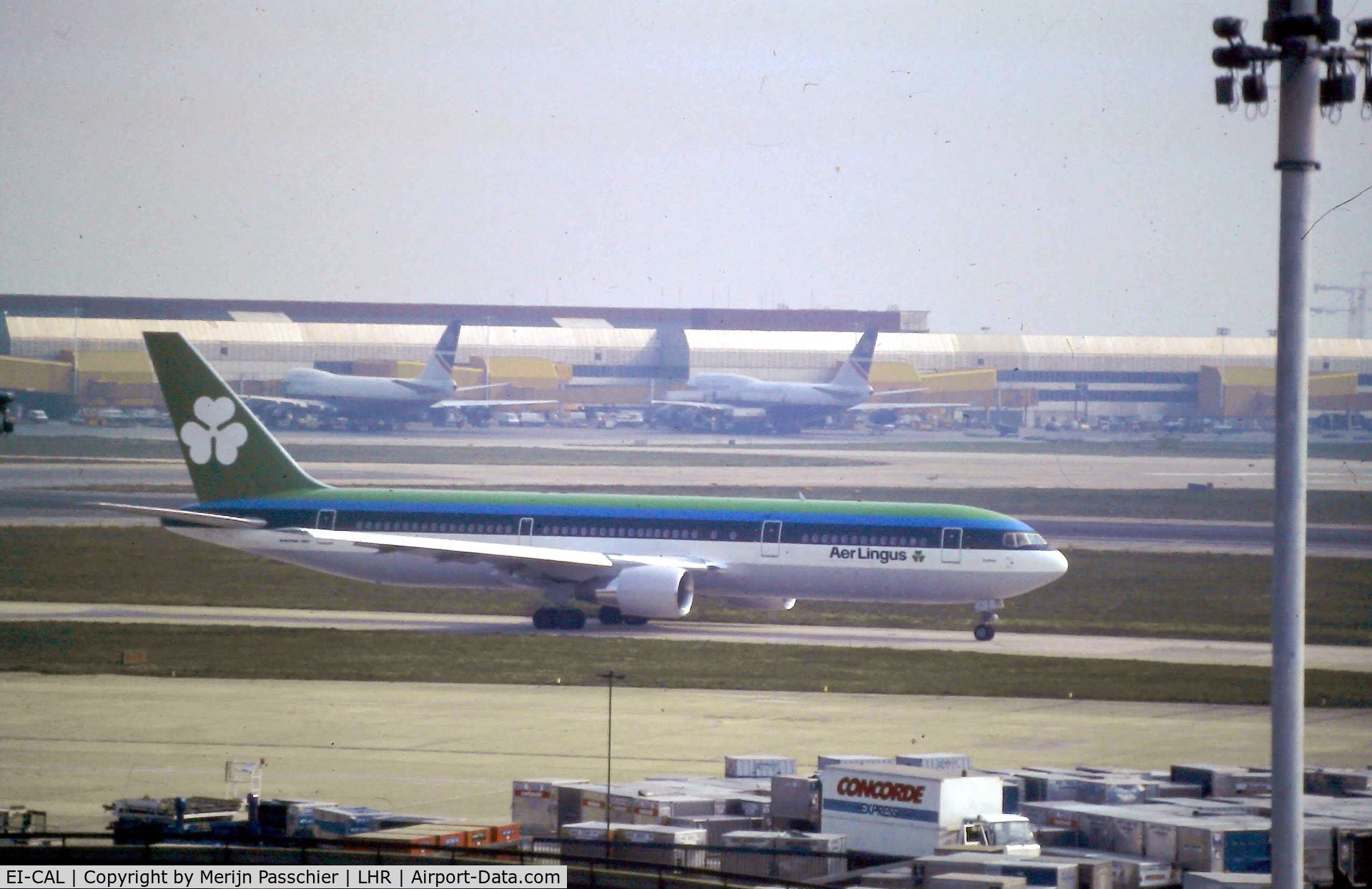 EI-CAL, 1991 Boeing 767-3Y0/ER C/N 24952, Aer Lingus B767