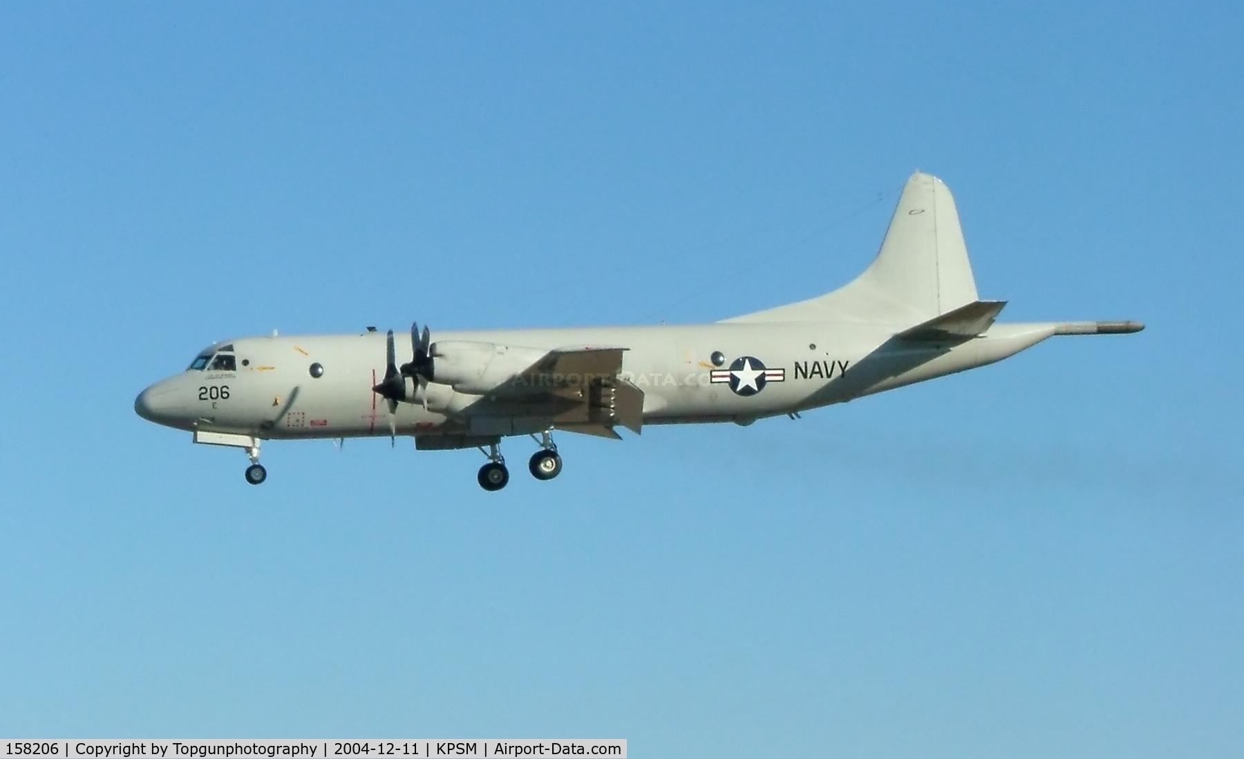 158206, 1971 Lockheed P-3C Orion C/N 285A-5550, VQ-1 out of NAS Brunswick