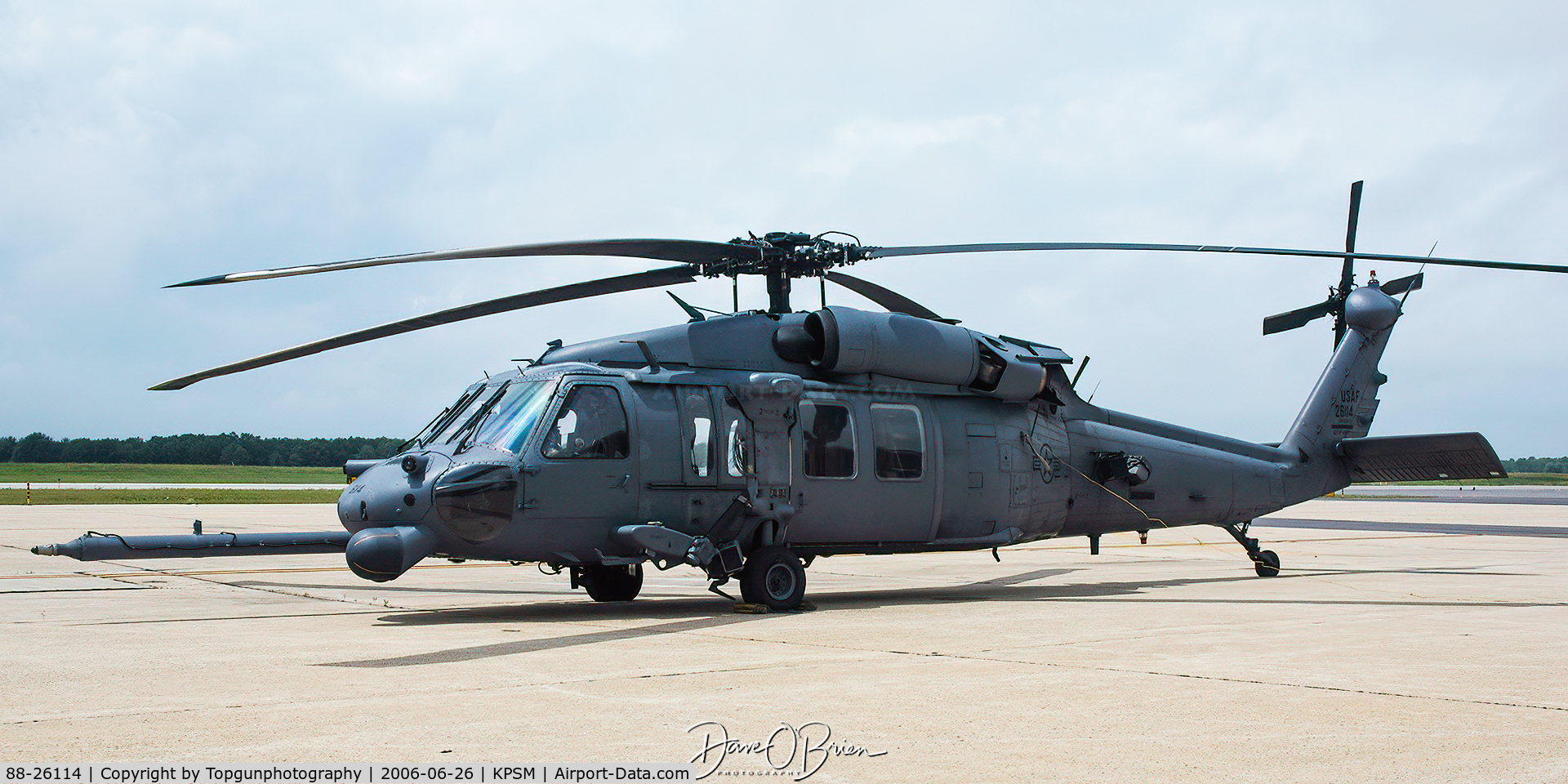 88-26114, 1986 Sikorsky HH-60G Pave Hawk C/N 70.1311, JOLLY21 out of LI stops in to work in the White Mountains of NH