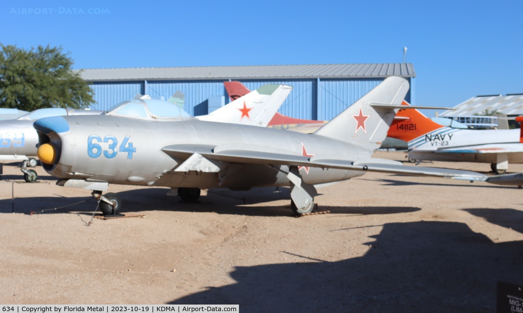 634, Mikoyan-Gurevich MiG-17PF C/N 1D-0634, Mig-17 zx