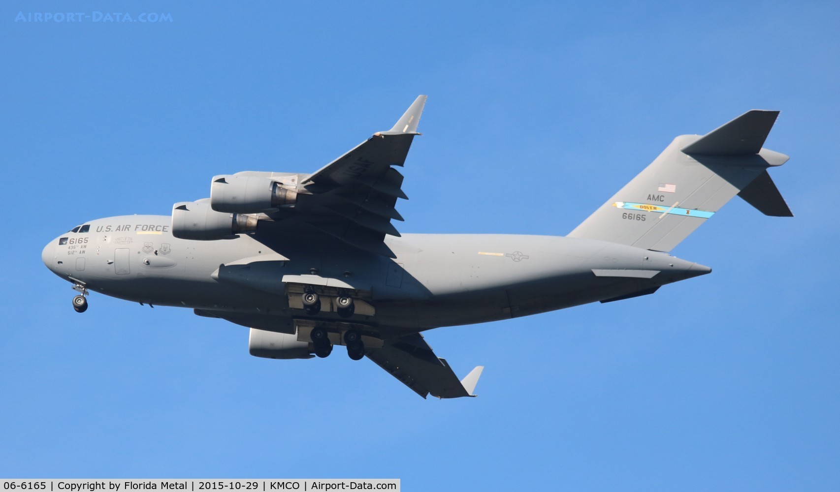 06-6165, 2006 Boeing C-17A Globemaster III C/N F-174/P-165, MCO zx Airlift and Tanker Convention 2015