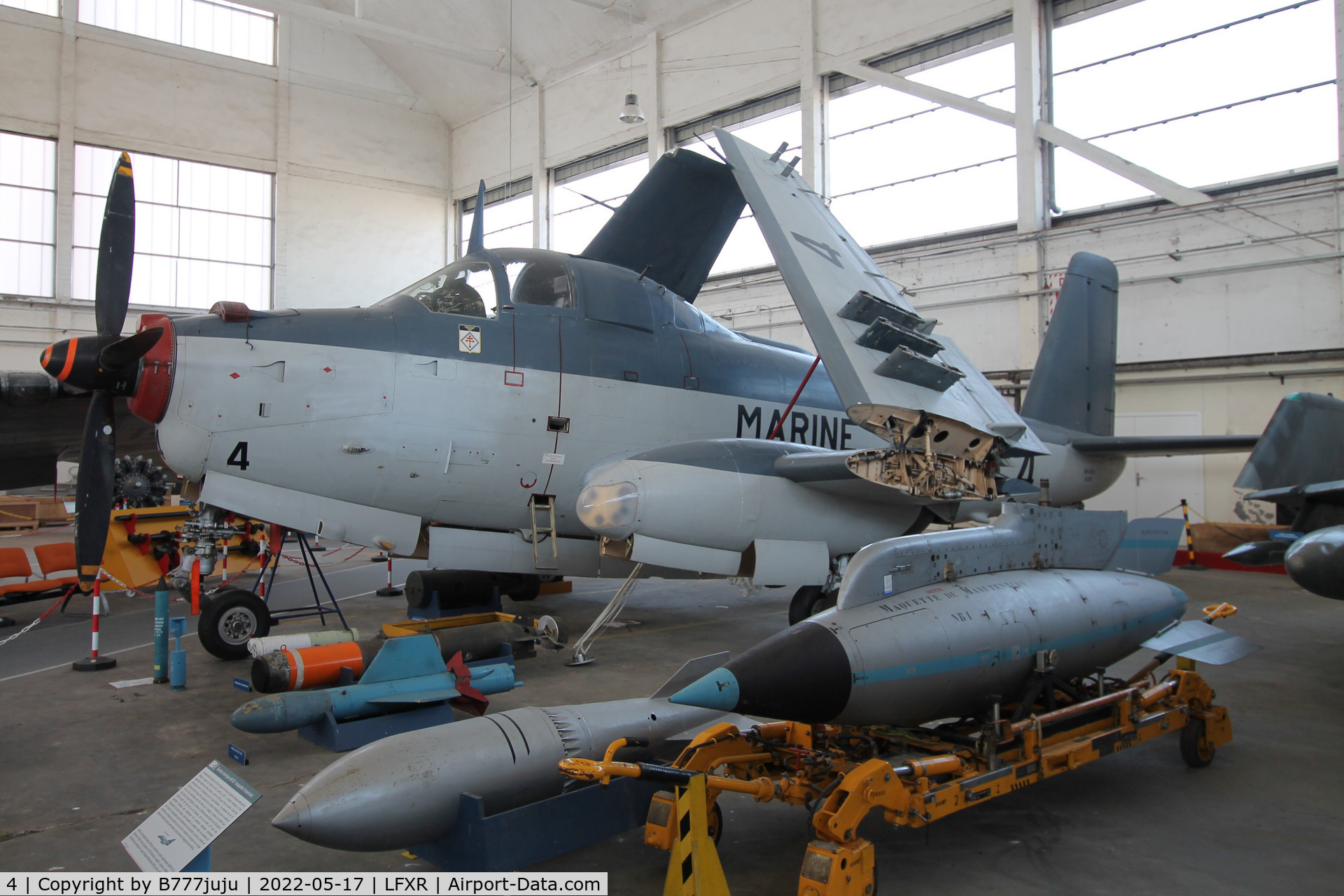 4, Breguet Br.1050 Alize C/N 4, at Musée de l'Aéronautique Navale