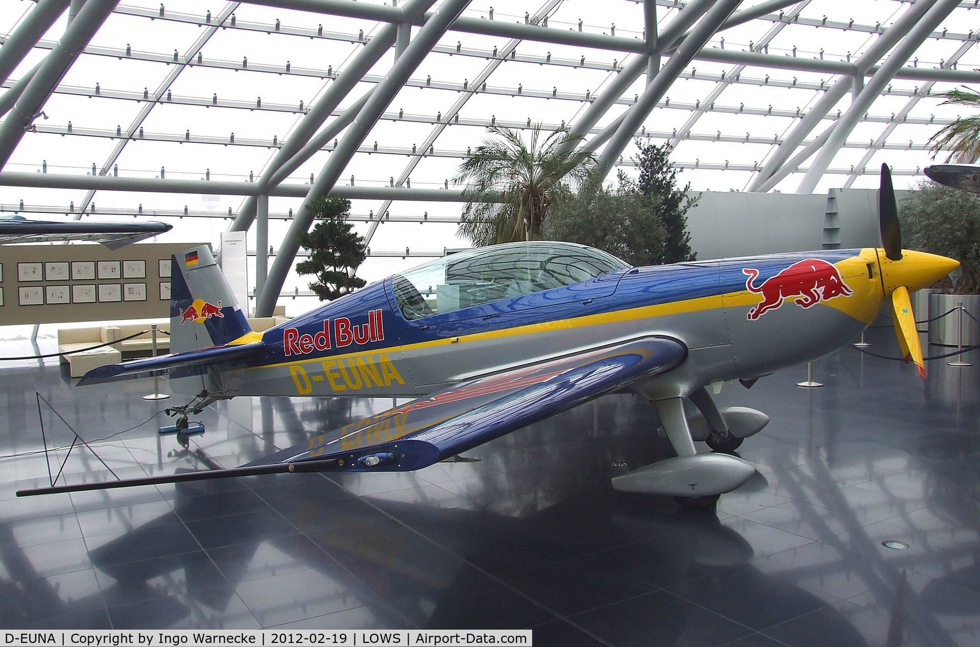 D-EUNA, Extra EA-300LP C/N 1251, Extra EA-300LP at the Red Bull Air Museum in Hangar 7, Salzburg