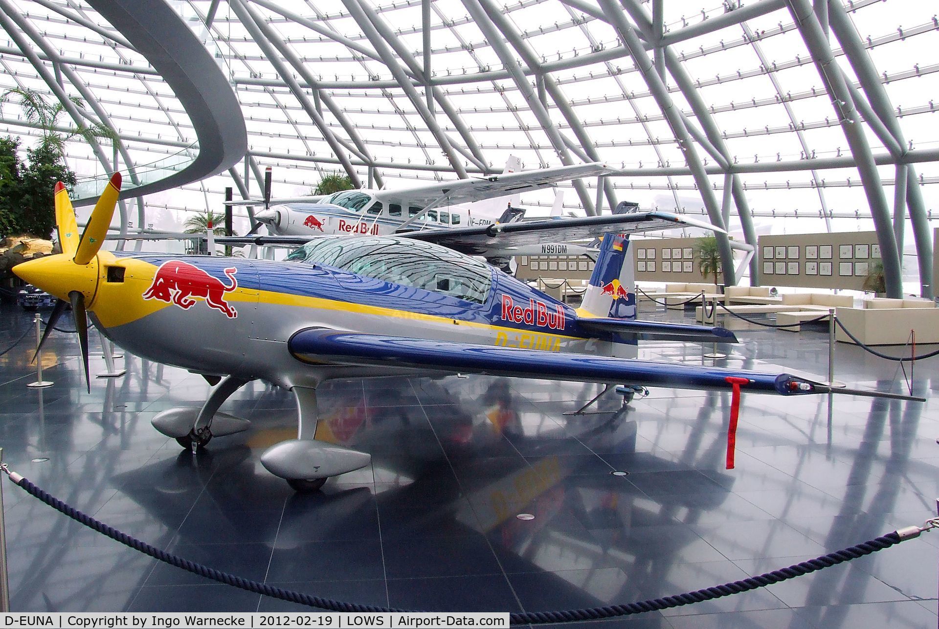 D-EUNA, Extra EA-300LP C/N 1251, Extra EA-300LP at the Red Bull Air Museum in Hangar 7, Salzburg