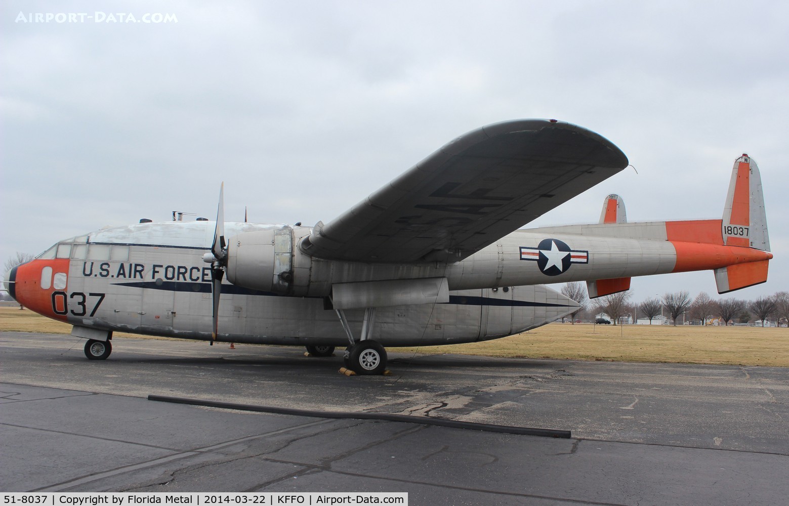 51-8037, 1951 Fairchild C-119J-FA Flying Boxcar C/N 10915, USAF Museum zx
