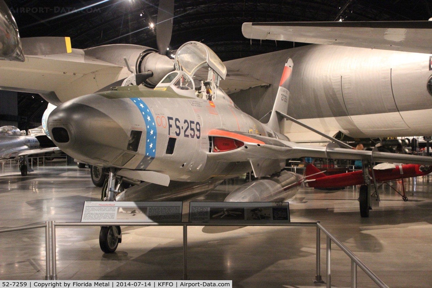 52-7259, Republic RF-84K-17-RE Thunderflash C/N 221, USAF Museum zx
