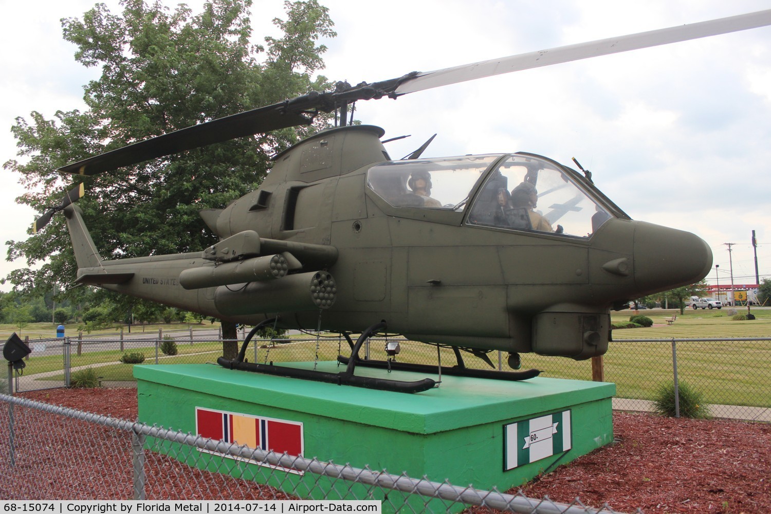 68-15074, 1968 Bell AH-1G Cobra C/N 20608, AH-1 zx Monroe MI