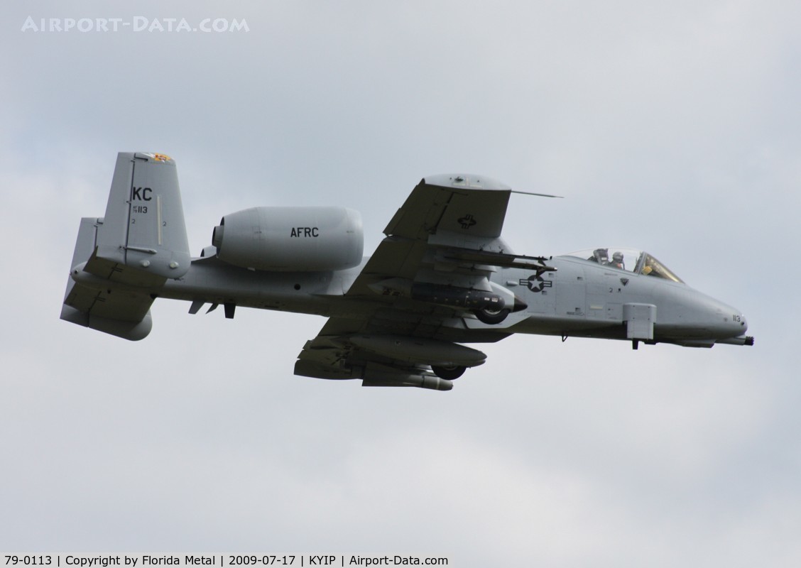 79-0113, 1979 Fairchild Republic A-10C Thunderbolt II C/N A10-0377, Thunder Over Michigan 2009 zx