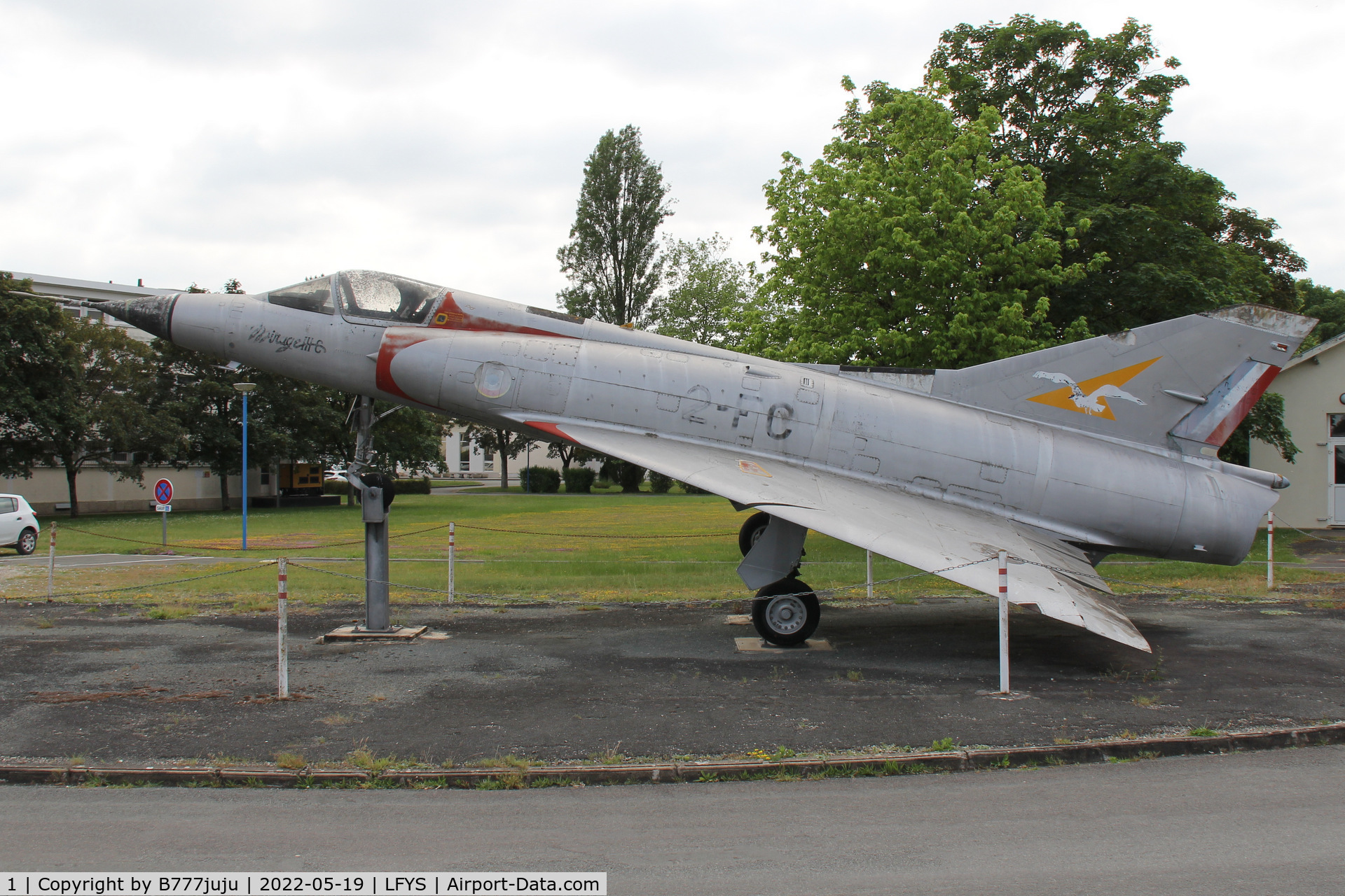1, Dassault Mirage IIIC C/N 1, preserved at Sainte