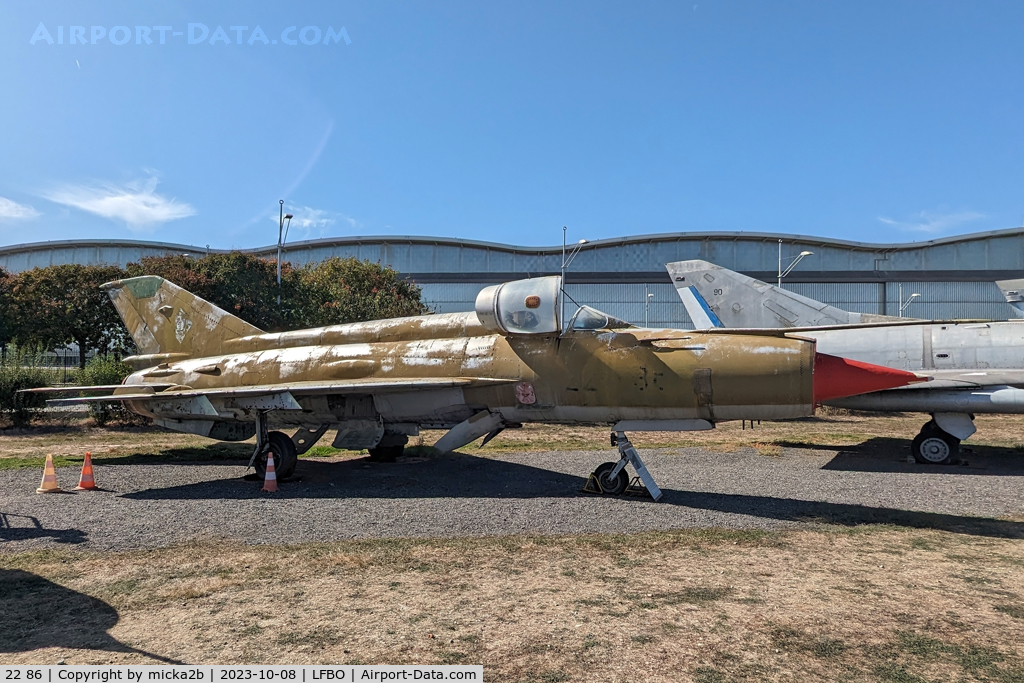 22 86, Mikoyan-Gurevich MiG-21M C/N 960513, Preserved