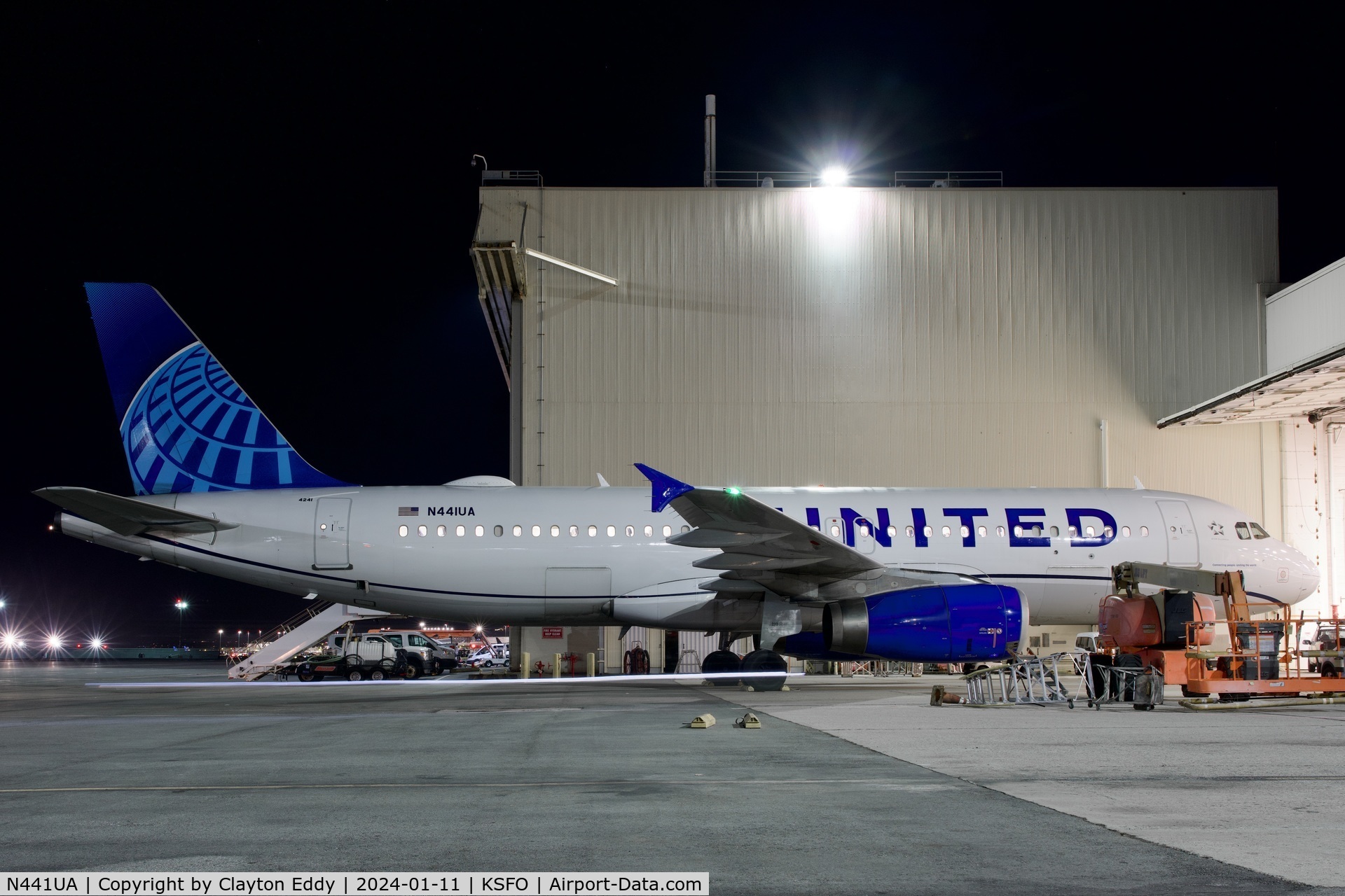 N441UA, 1997 Airbus A320-232 C/N 751, SFO 2024.