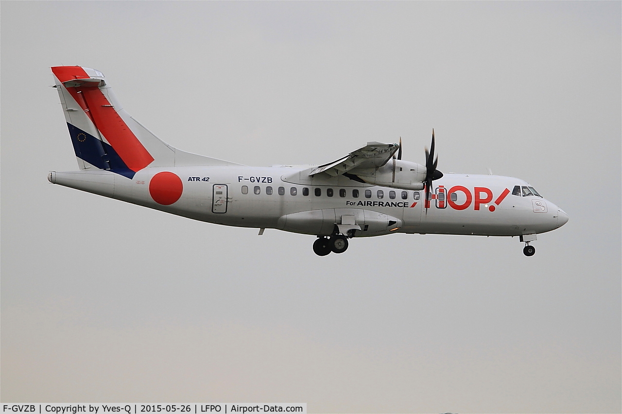 F-GVZB, 1997 ATR 42-500 C/N 524, ATR 42-500, On final rwy 06, Paris-Orly Airport (LFPO-ORY)