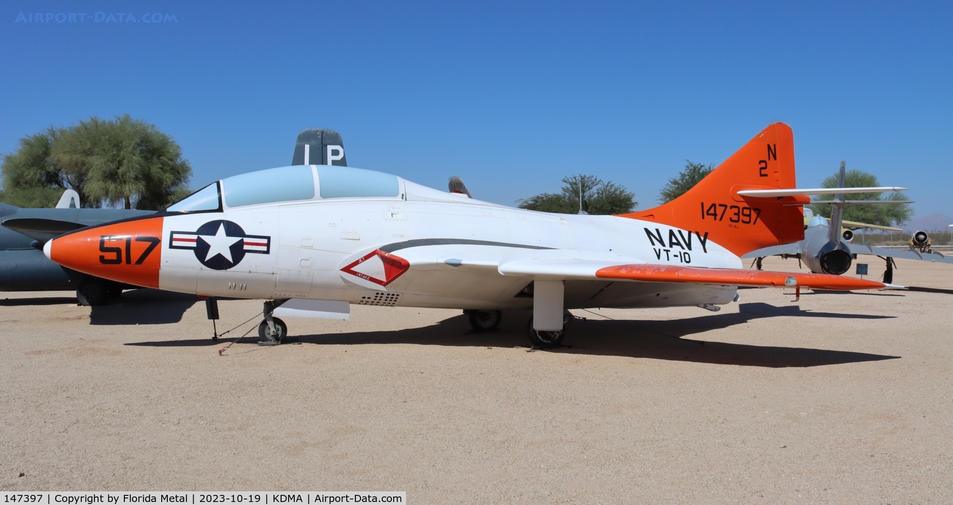 147397, 1962 Grumman TF-9J Cougar C/N 367, F-9J zx