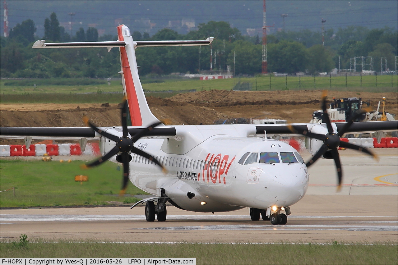 F-HOPX, 2015 ATR 72-600 (72-212A) C/N 1257, ATR 72-600, Lining up rwy 08, Paris-Orly Airport (LFPO-ORY)