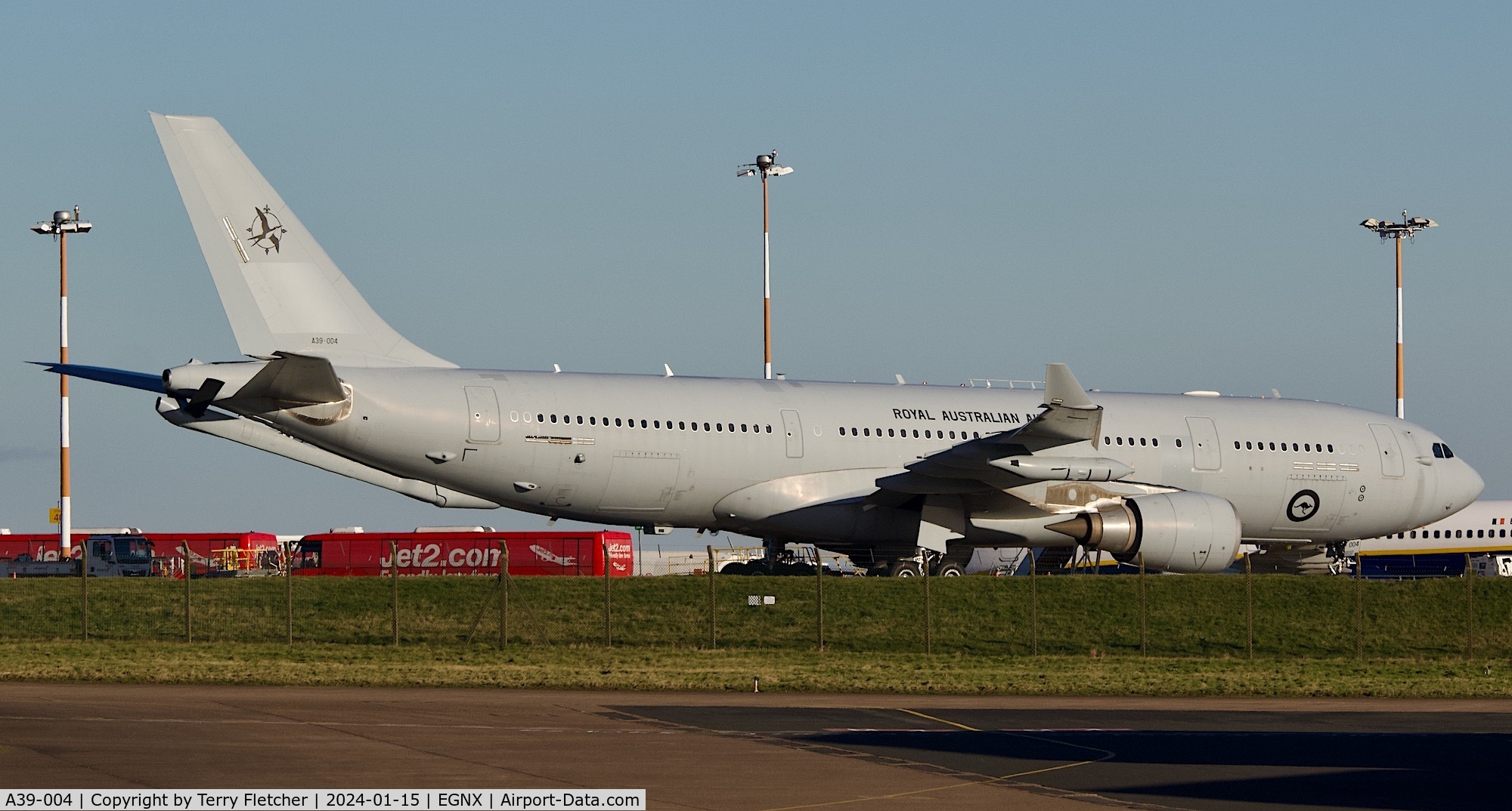 A39-004, 2010 Airbus A330-203/MRTT C/N 1036, At East Midlands