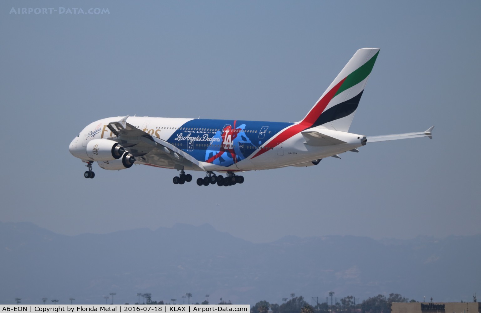 A6-EON, 2015 Airbus A380-861 C/N 188, UAE A380 zx Dodgers