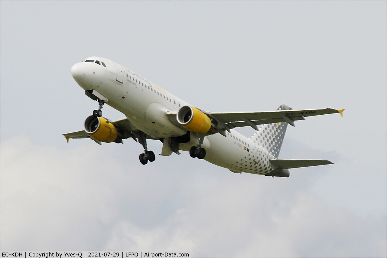 EC-KDH, 2007 Airbus A320-214 C/N 3083, Airbus A320-214, Take off rwy 24, Paris Orly airport (LFPO - ORY)
