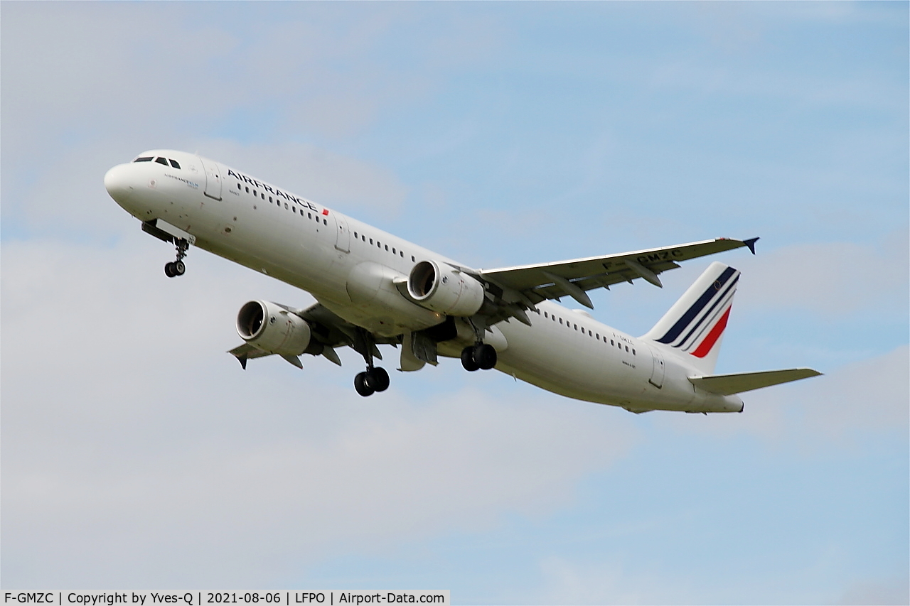 F-GMZC, 1995 Airbus A321-111 C/N 521, Airbus A321-111, Taking off rwy 24, Paris-Orly airport (LFPO-ORY)