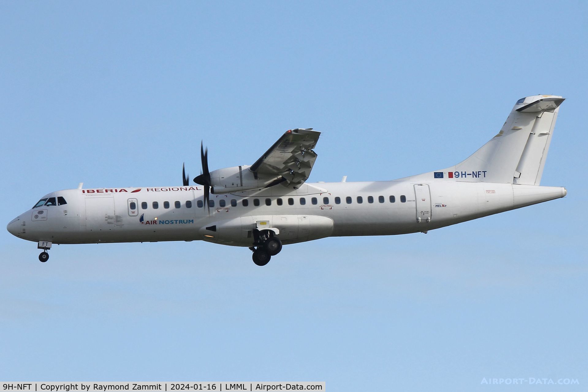 9H-NFT, ATR 72-600 (72-212A) C/N 1198, ATR 72 9H-NFT Iberia Regional