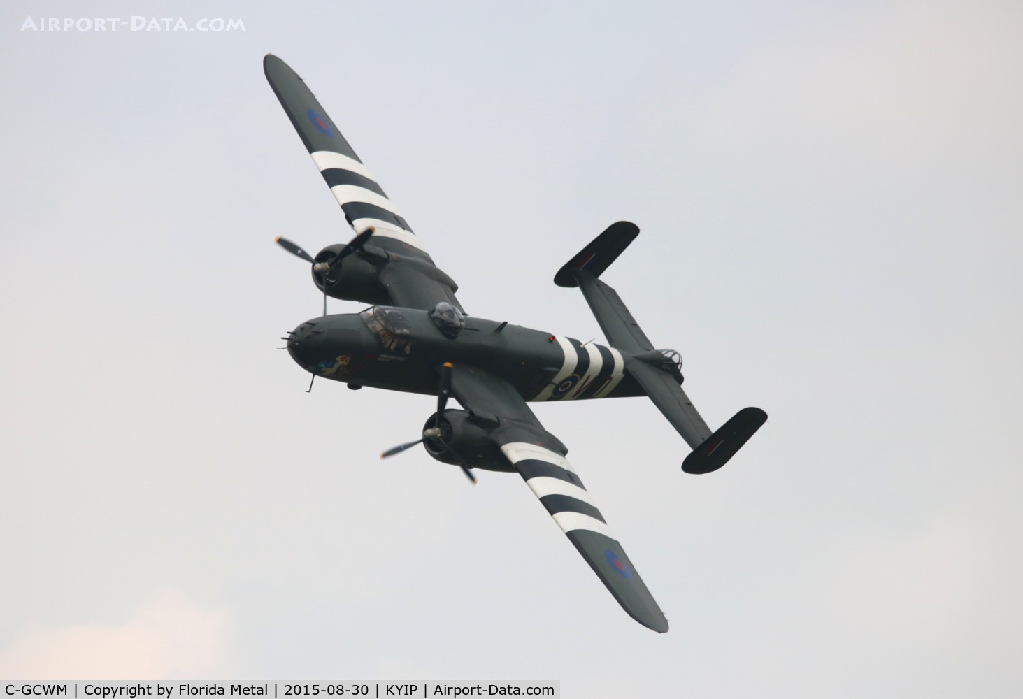 C-GCWM, 1945 North American B-25J Mitchell Mitchell C/N 108-47734, Thunder Over Michigan 2015 zx