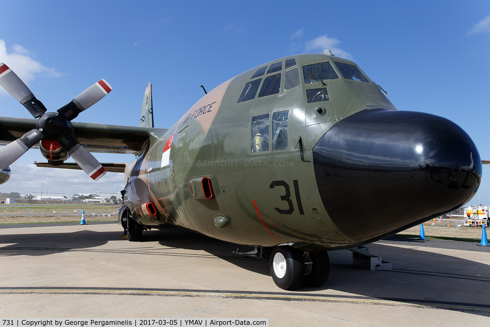 731, 1980 Lockheed C-130H Hercules C/N 382-4844, Australian International Air Show.