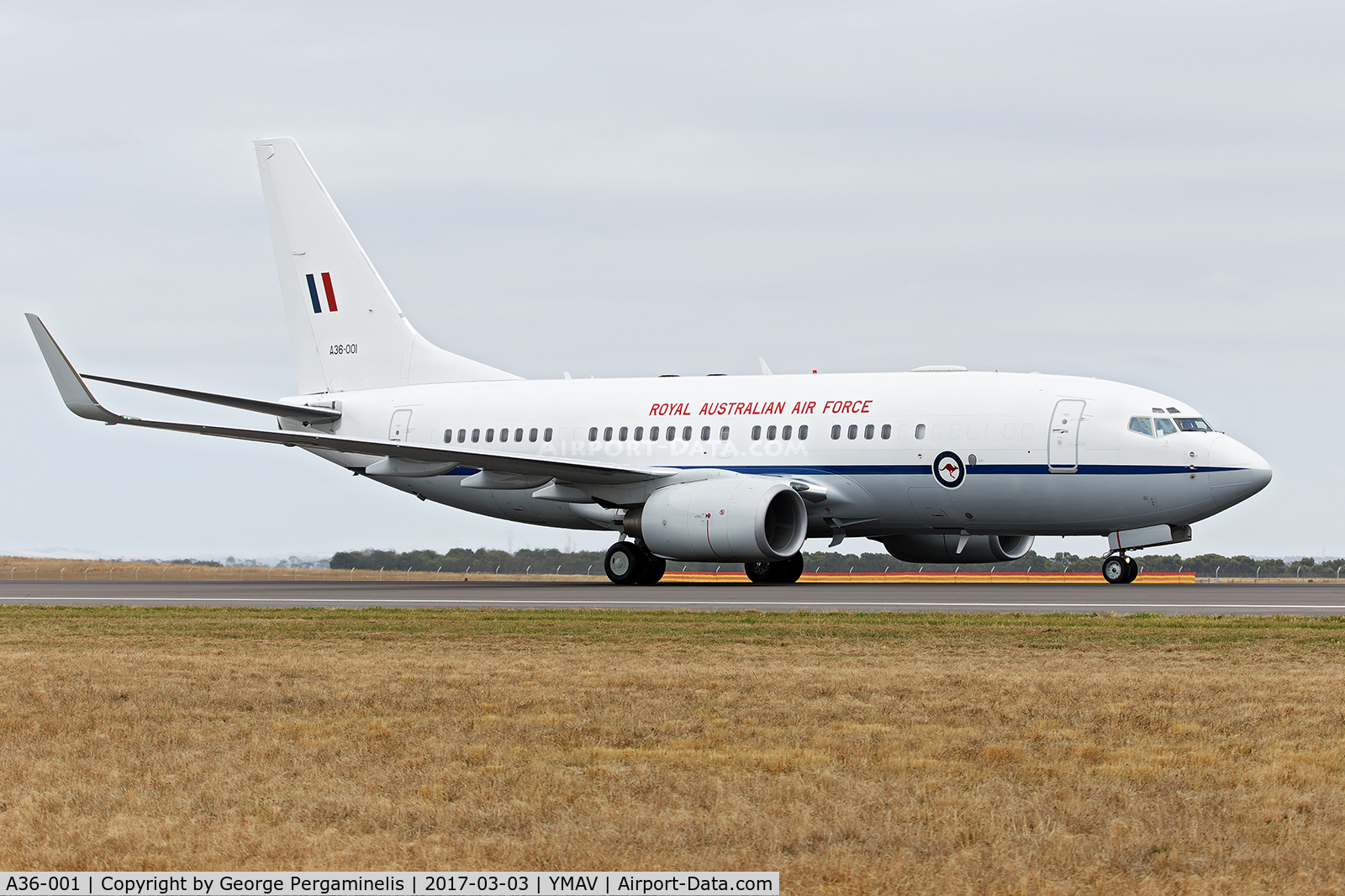 A36-001, 2000 Boeing 737-7DT BBJ C/N 30829, Australian International Air Show.