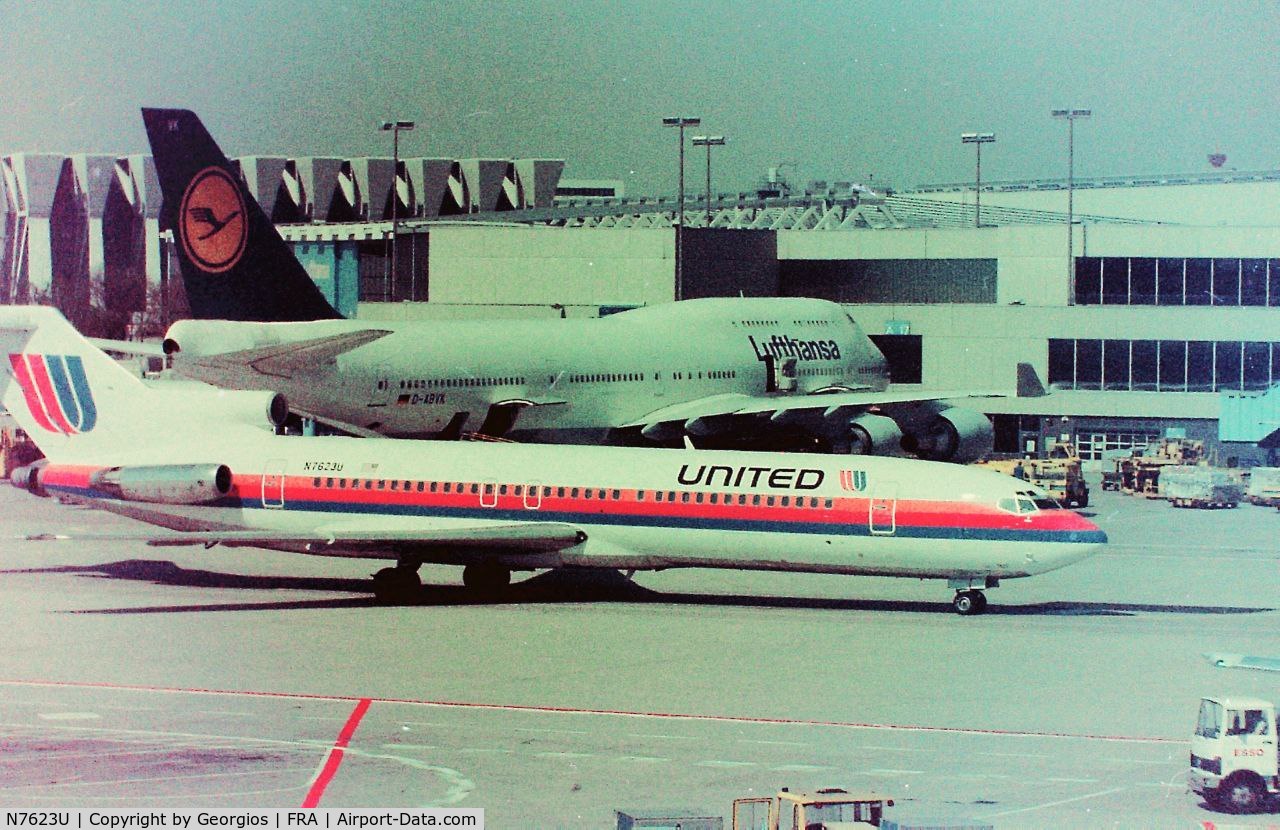N7623U, 1968 Boeing 727-222 C/N 19540, FRA Airport