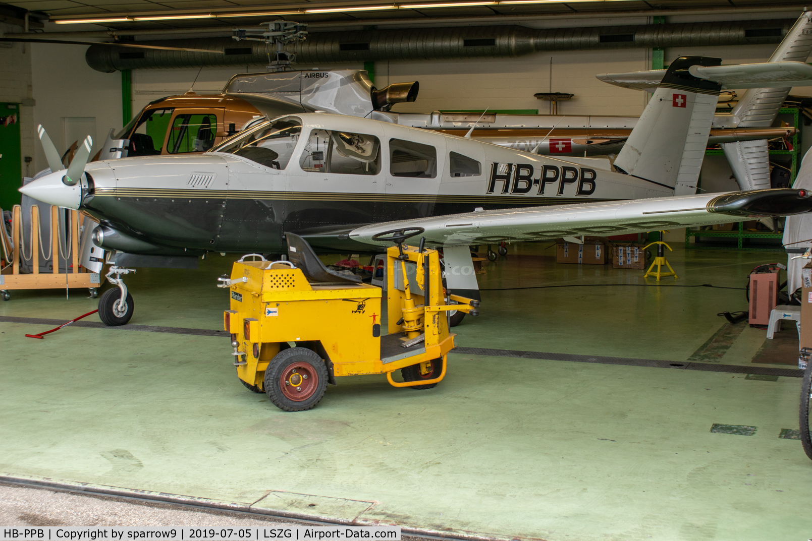 HB-PPB, 1979 Piper PA-28RT-201T Turbo Arrow IV Arrow IV C/N 28R-7931278, During maintenance.