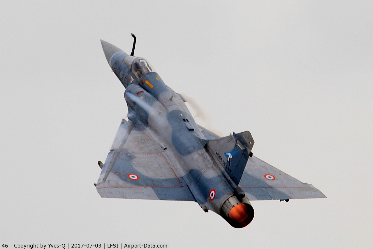 46, Dassault Mirage 2000-5F C/N 213, Dassault Mirage 2000-5F, Take off rwy 29, St Dizier-Robinson Air Base 113 (LFSI)
