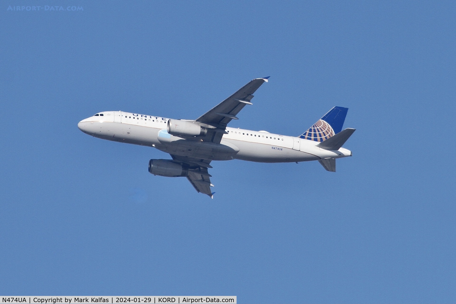 N474UA, 2001 Airbus A320-232 C/N 1475, A320 United Airlines Airbus A320-232 N474UA UAL2133  ORD-SLC