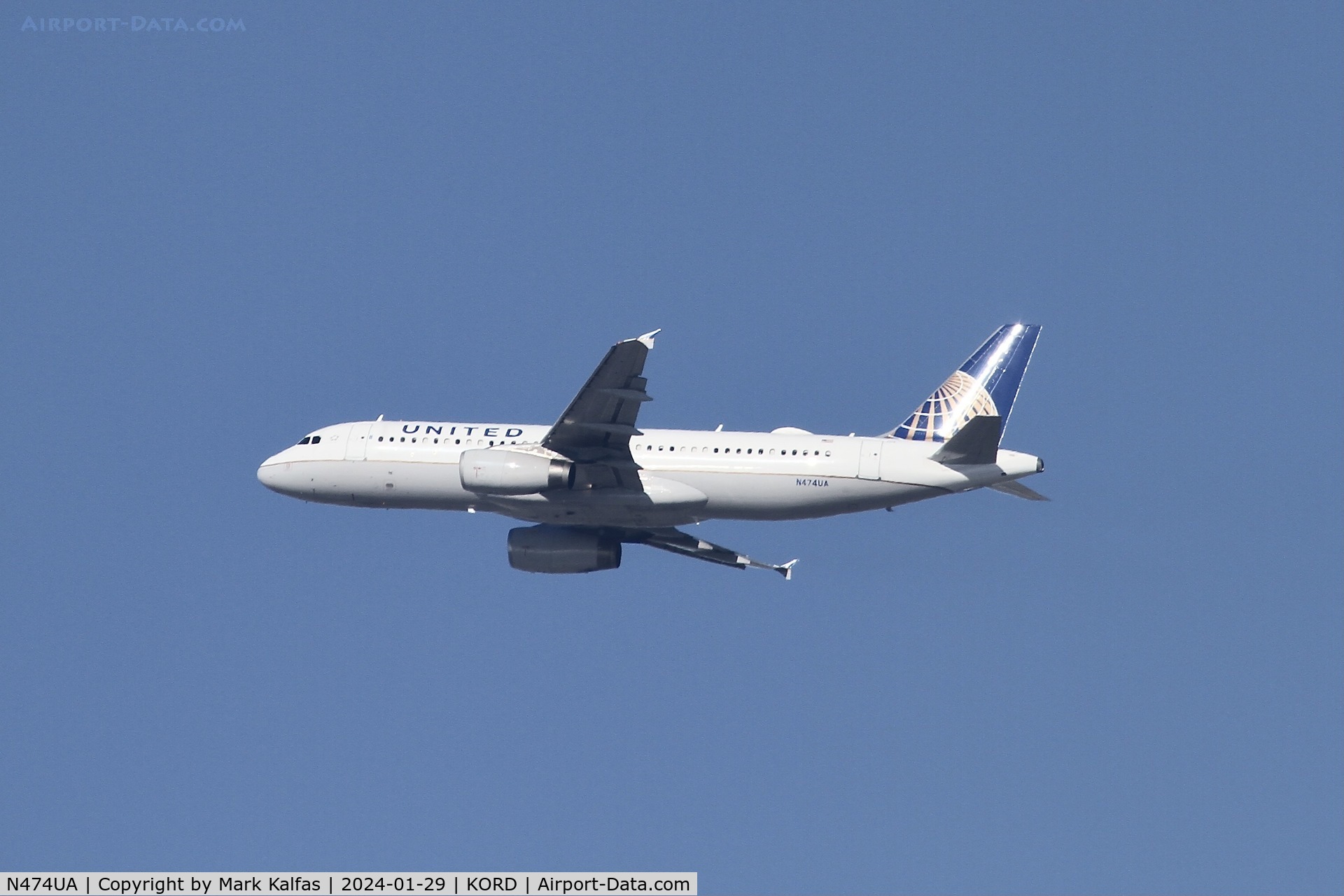 N474UA, 2001 Airbus A320-232 C/N 1475, A320 United Airlines Airbus A320-232 N474UA UAL2133  ORD-SLC