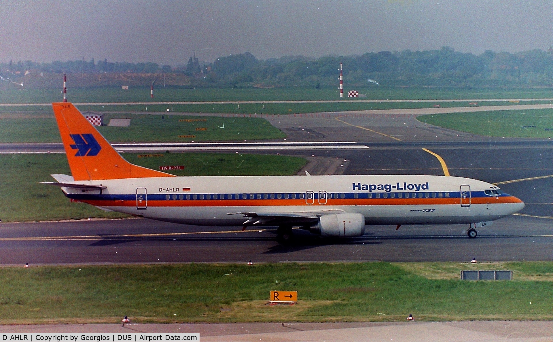 D-AHLR, 1990 Boeing 737-4K5 C/N 24901, DUS Airport
