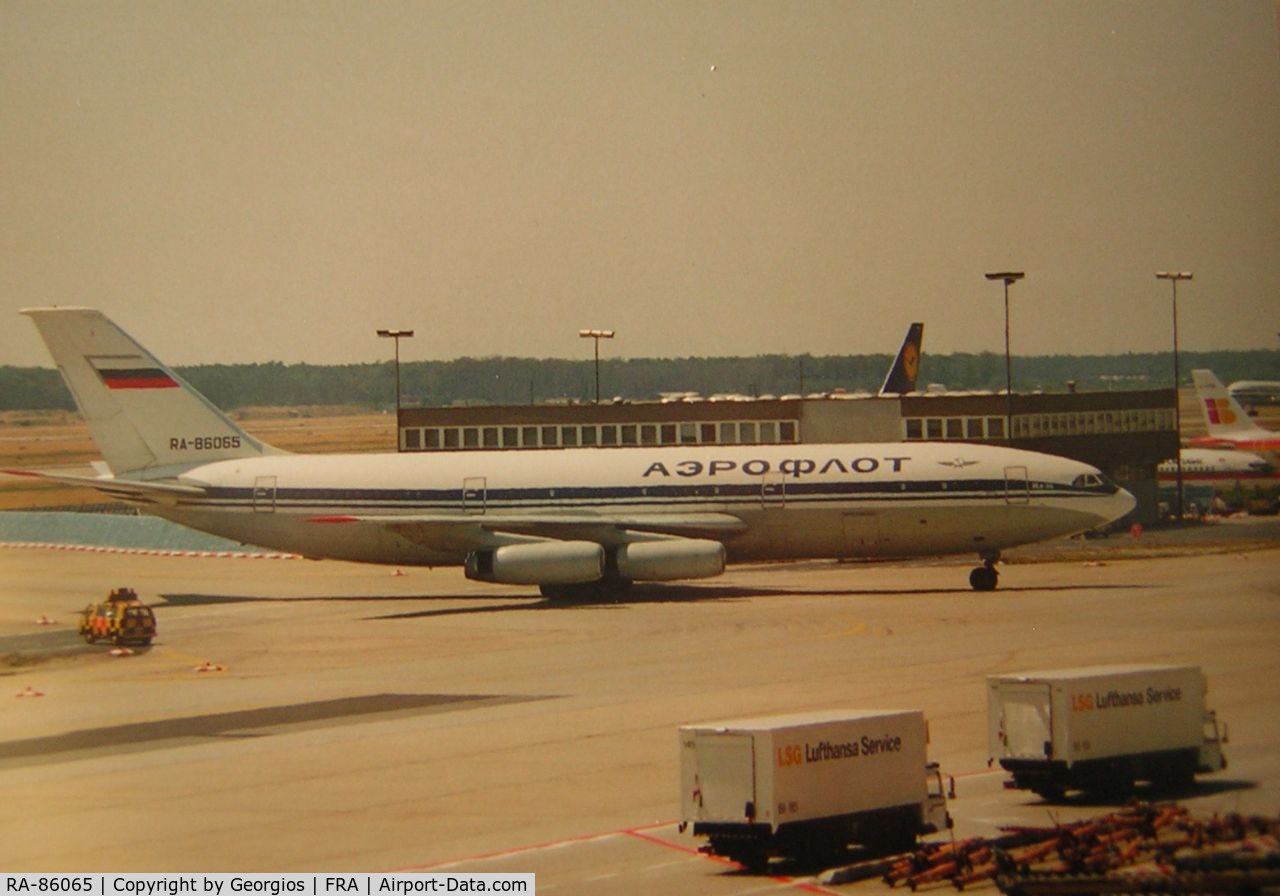 RA-86065, 1984 Ilyushin Il-86 C/N 51483203032, FRA Airport