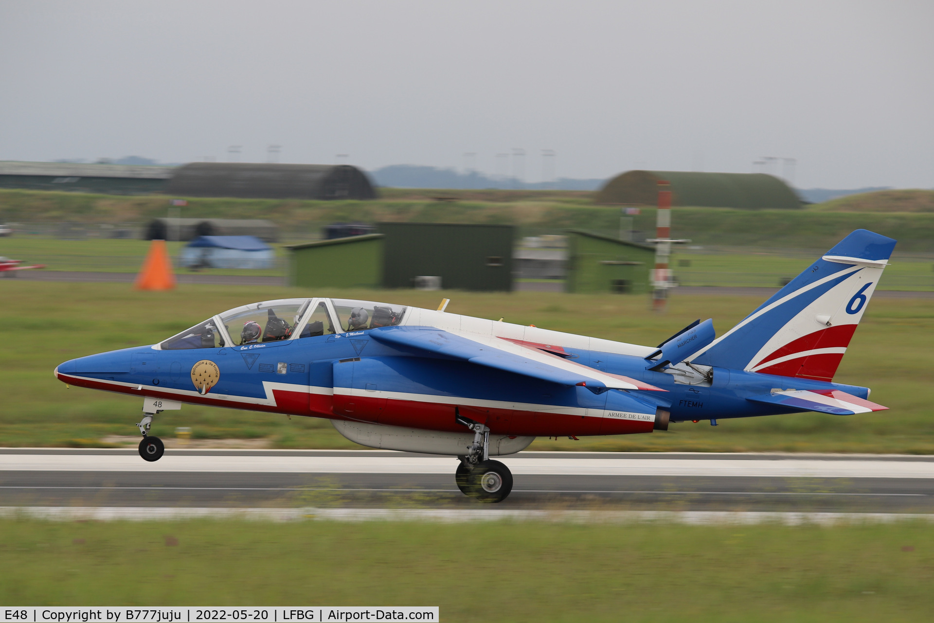 E48, Dassault-Dornier Alpha Jet E C/N E48, during Cognac airshow 2022