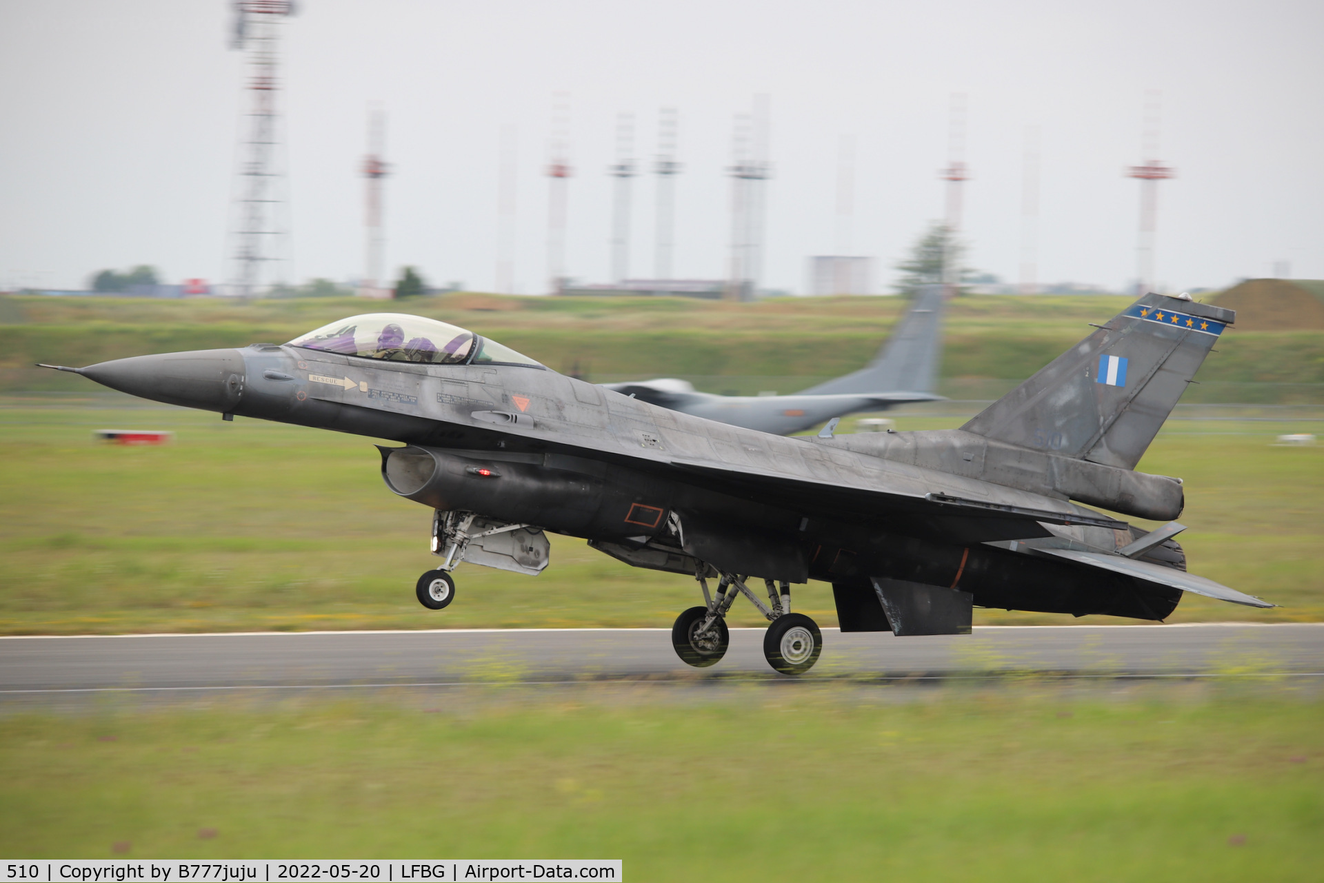 510, Lockheed Martin F-16C Fighting Falcon C/N XK-11, during Cognac airshow 2022
