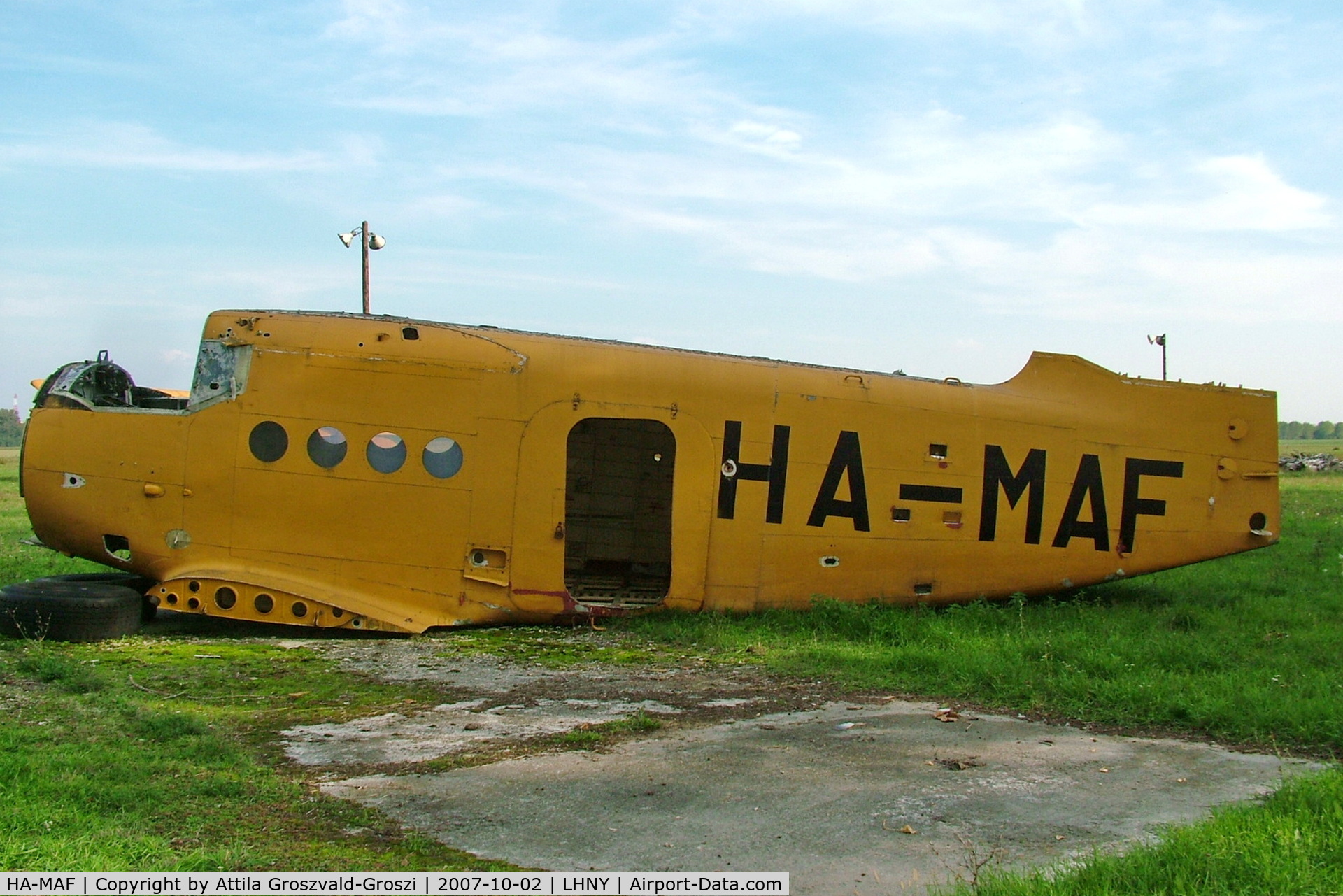 HA-MAF, 1980 PZL-Mielec An-2R C/N 1G190-45, LHNY - Nyíregyháza Airport, Hungary