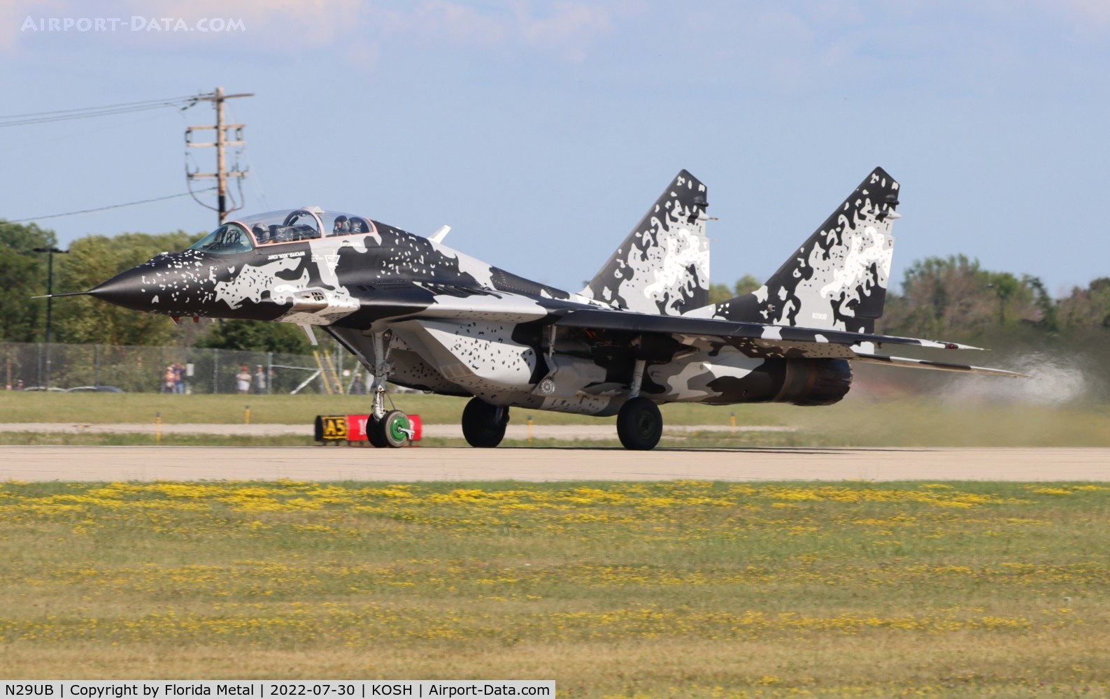 N29UB, 1989 Mikoyan-Gurevich MiG-29UB C/N 50903014896, Mig-28 zx