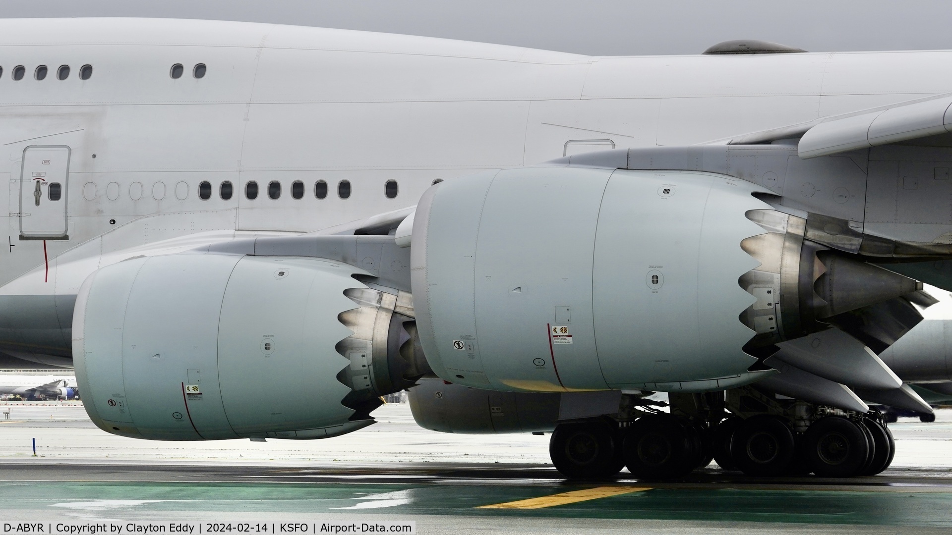 D-ABYR, 2014 Boeing 747-830 C/N 37842, SFO 2024.