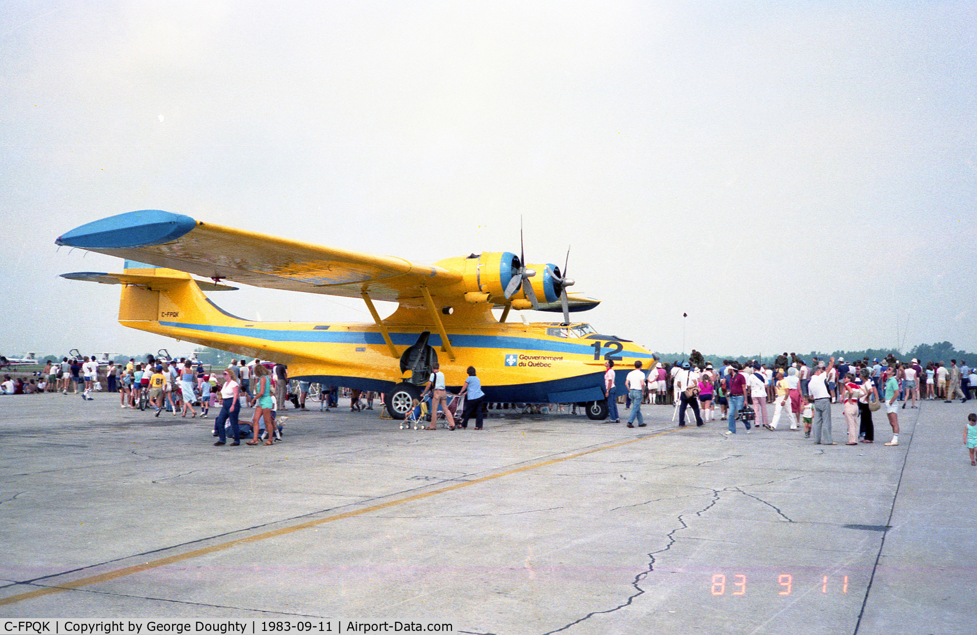 C-FPQK, 1942 Consolidated (Canadian Vickers) PBY-5A Canso A (28) C/N CV-264, Taken by a RCAF veteran that was a Wireless operator on the very first Canso produced in Canada.