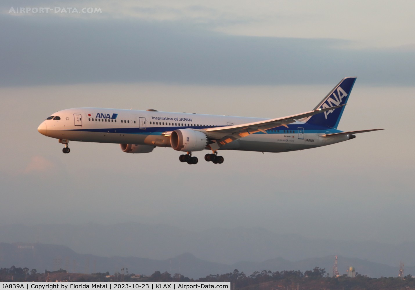 JA839A, 2015 Boeing 787-9 Dreamliner Dreamliner C/N 34529, ANA 789 ax HND-LAX