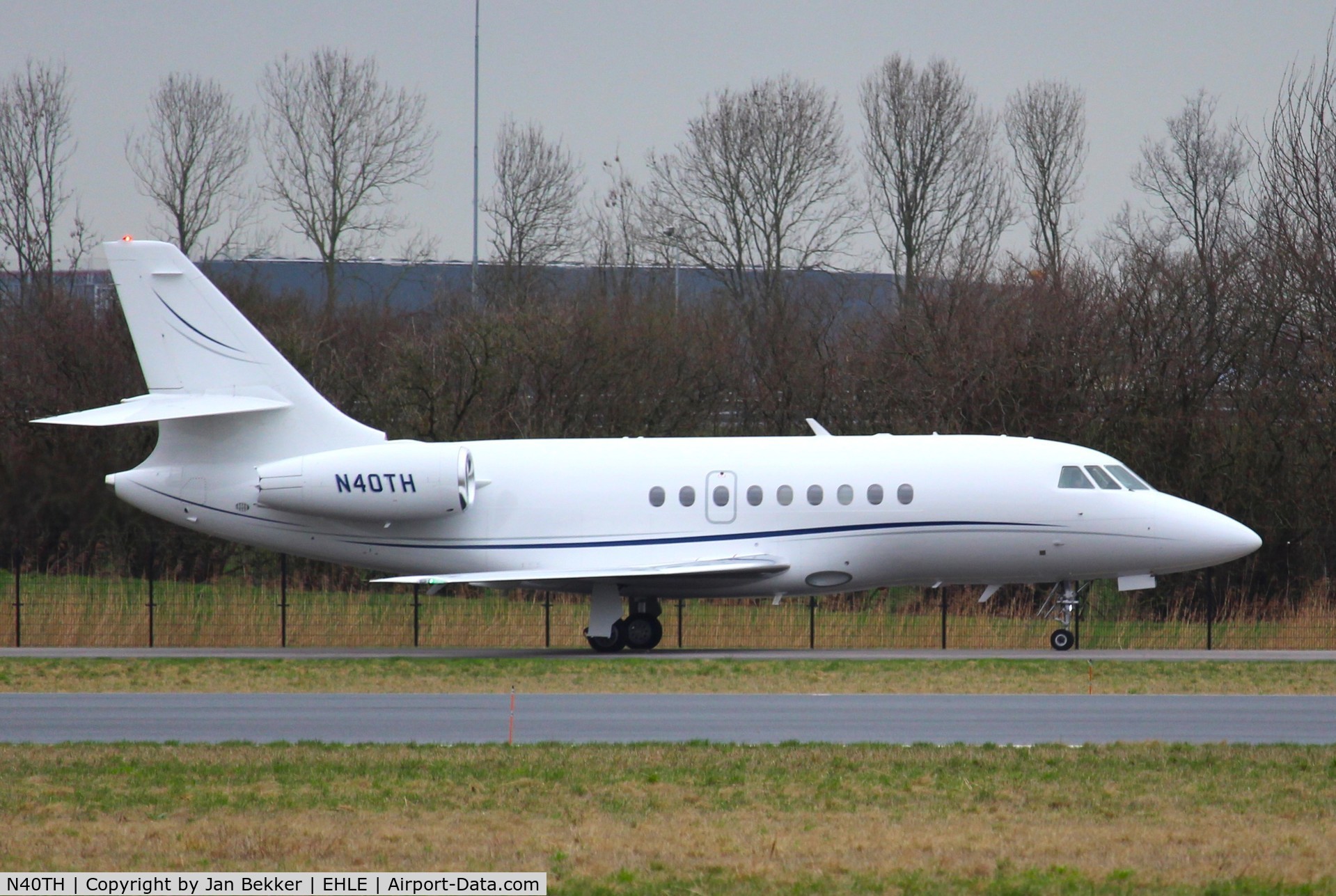 N40TH, 2003 Dassault Falcon 2000EX C/N 007, Lelystad Airport