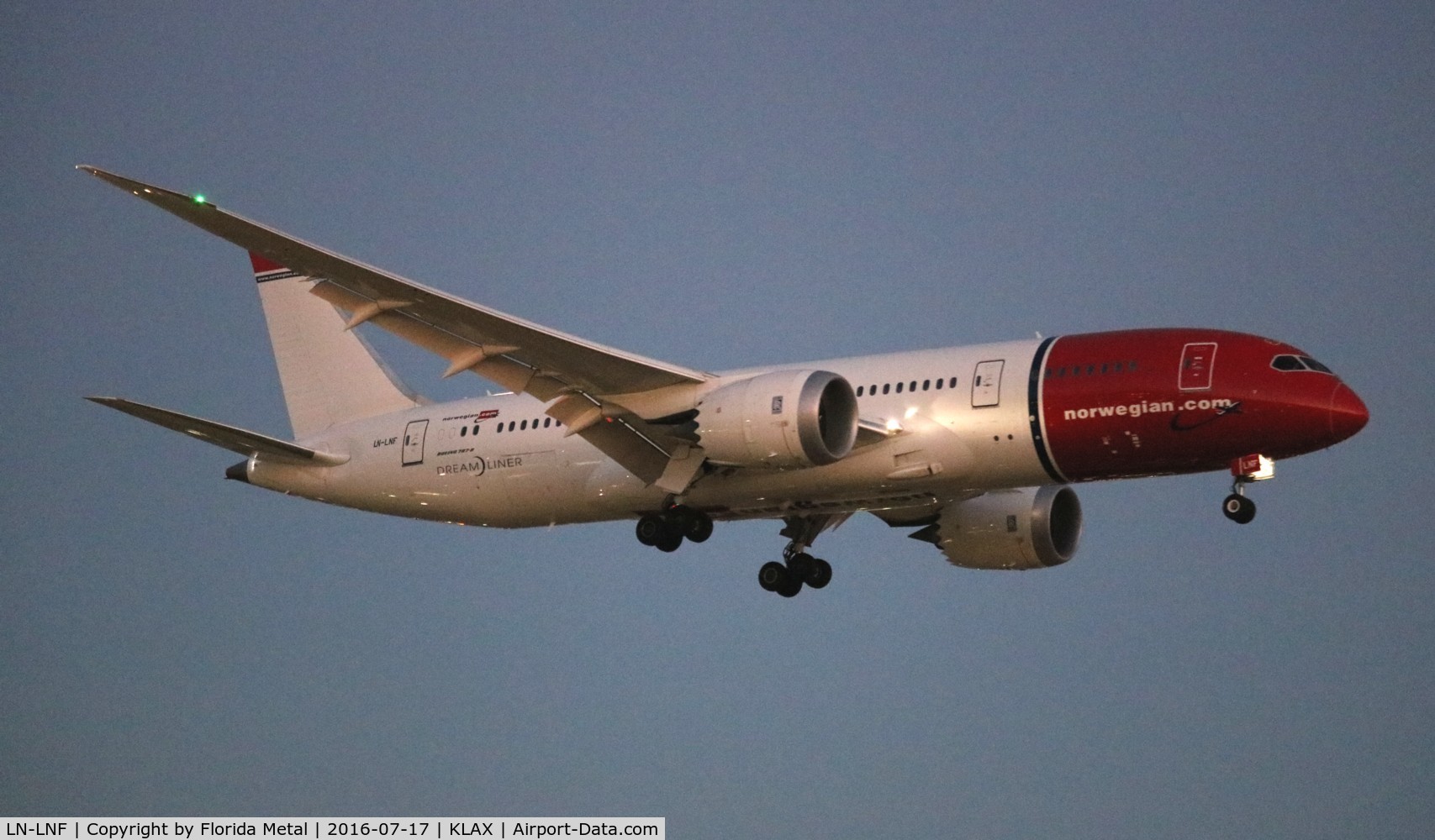 LN-LNF, 2014 Boeing 787-8 Dreamliner Dreamliner C/N 35313, NLH 788 zx