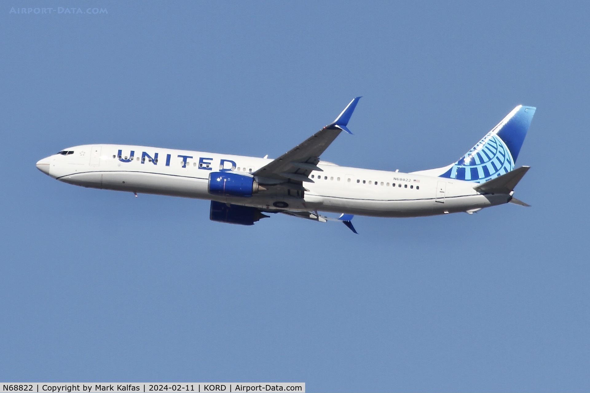 N68822, 2014 Boeing 737-924/ER C/N 42178, B739 United Airlines  BOEING 737-924ER N68822 UAL1488 ORD-LAS