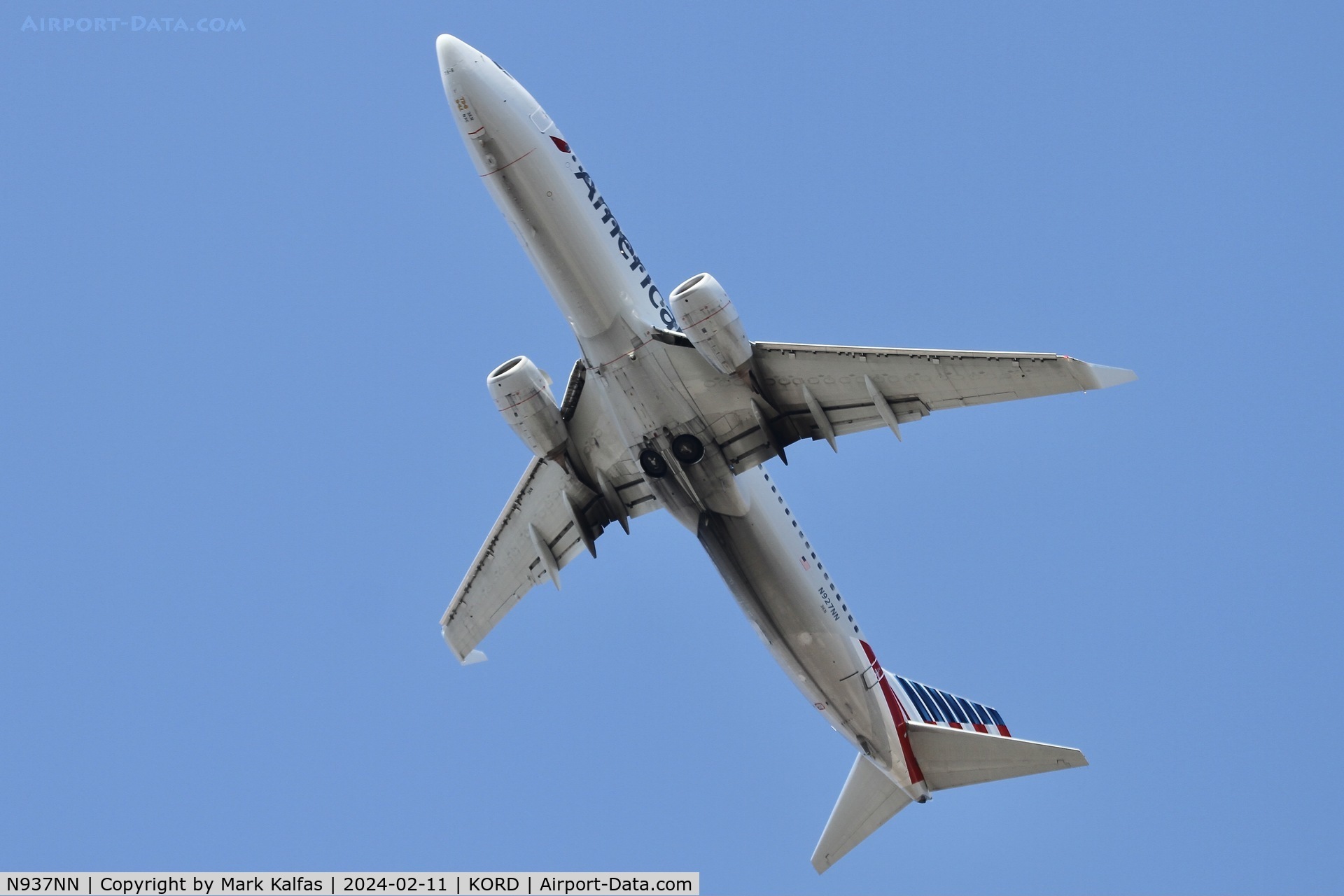 N937NN, 2013 Boeing 737-823 C/N 31178, B738 American Airlines BOEING 737-823 N927NN AAL1101 ORD-TPA
