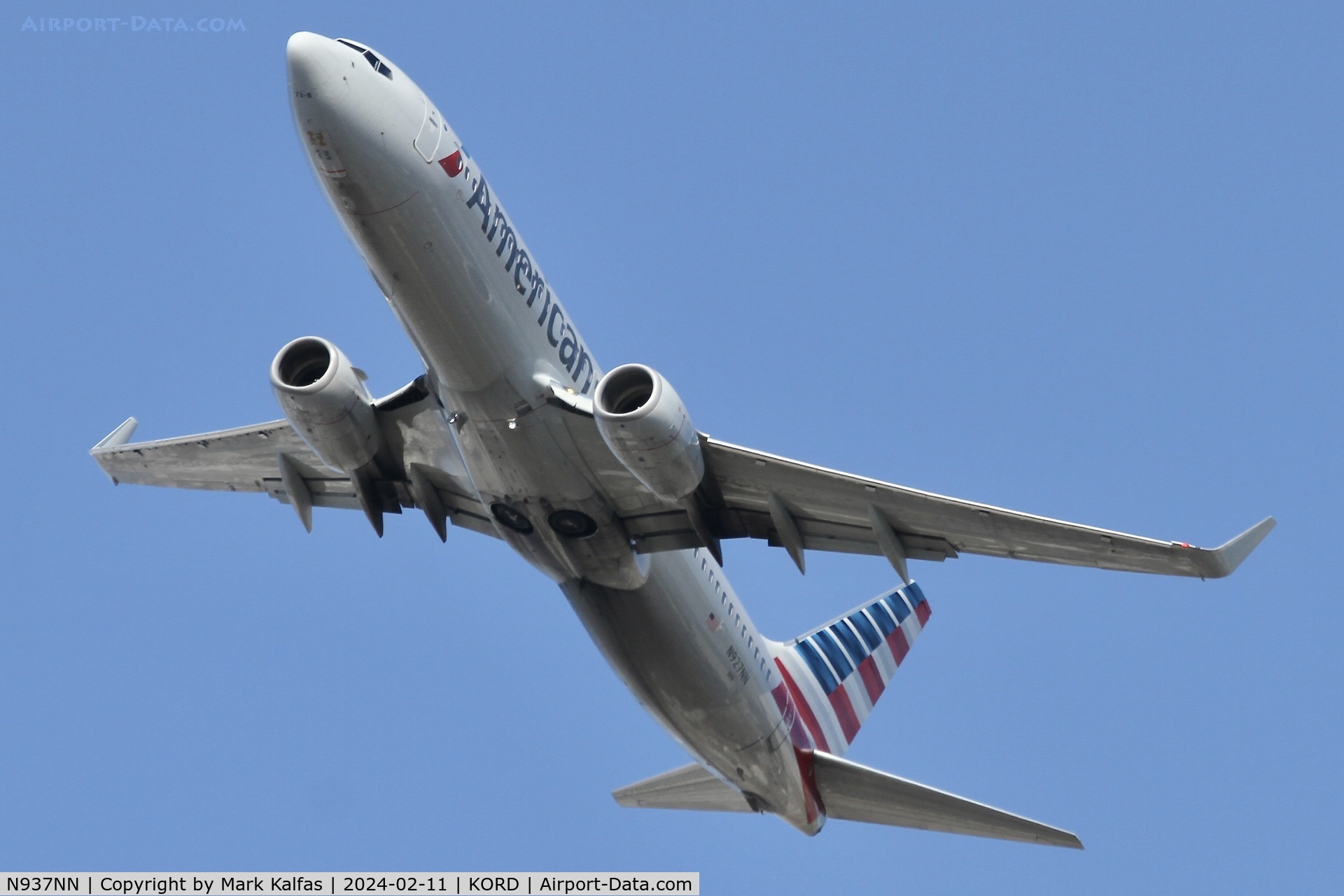 N937NN, 2013 Boeing 737-823 C/N 31178, B738 American Airlines BOEING 737-823 N927NN AAL1101 ORD-TPA